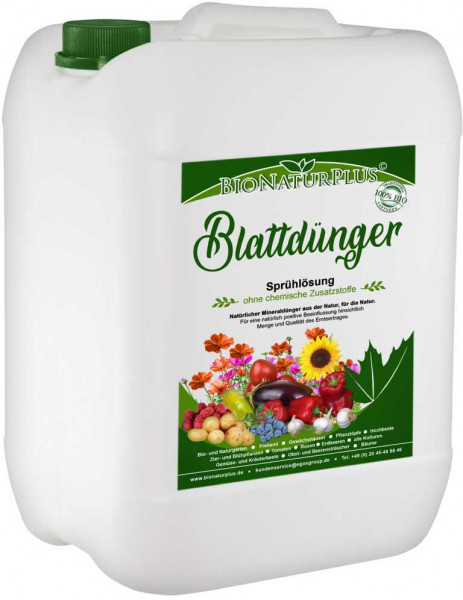 Blattdünger anwendungsfertig, flüssig, 10 Liter